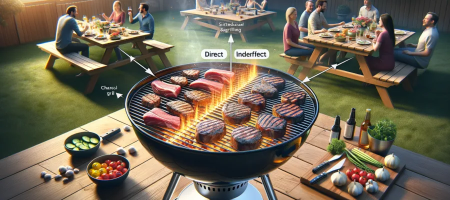 Holzkohlegrill Direktes und Indirektes Grillen: Techniken und Anleitungen