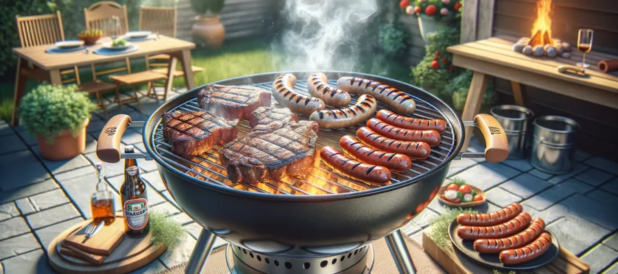 Klassische Holzkohlegrill-Rezepte: Steaks, Wuerstchen und Grill-Klassiker