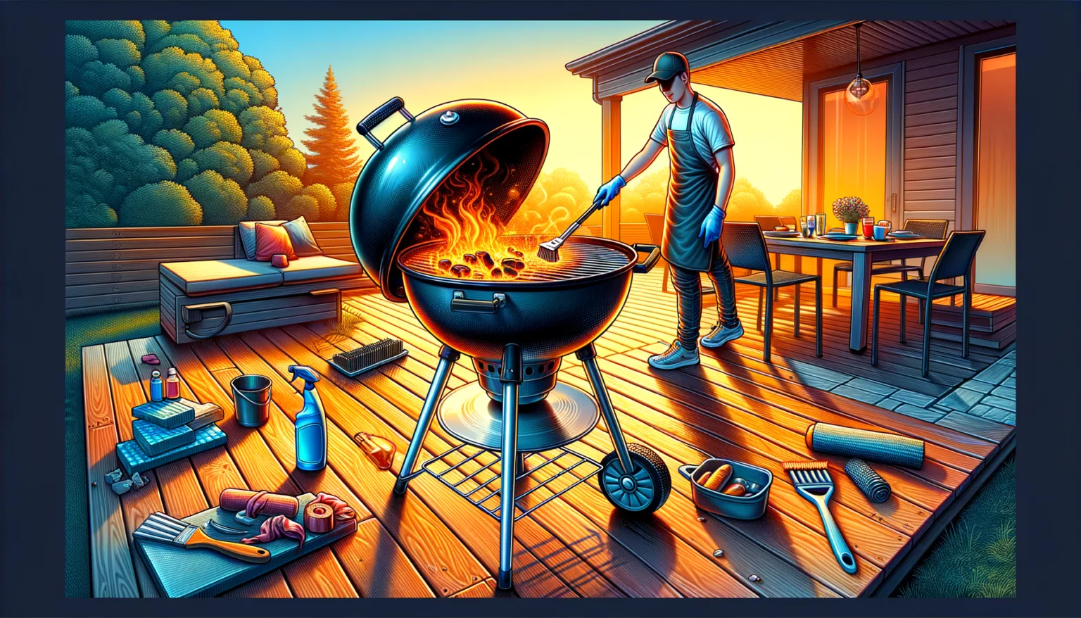 Reinigung und Pflege des Holzkohlegrills: Schritt-fuer-Schritt Anleitung