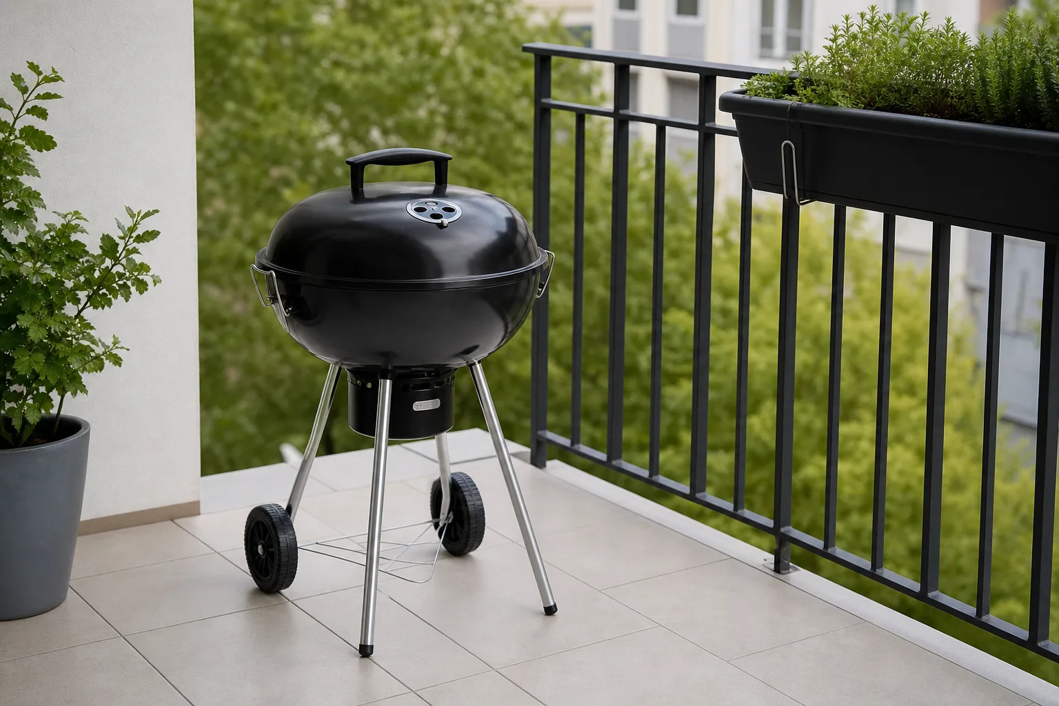 Bester Holzkohlegrill fuer Balkon: Kompakte, sichere und platzsparende Modelle