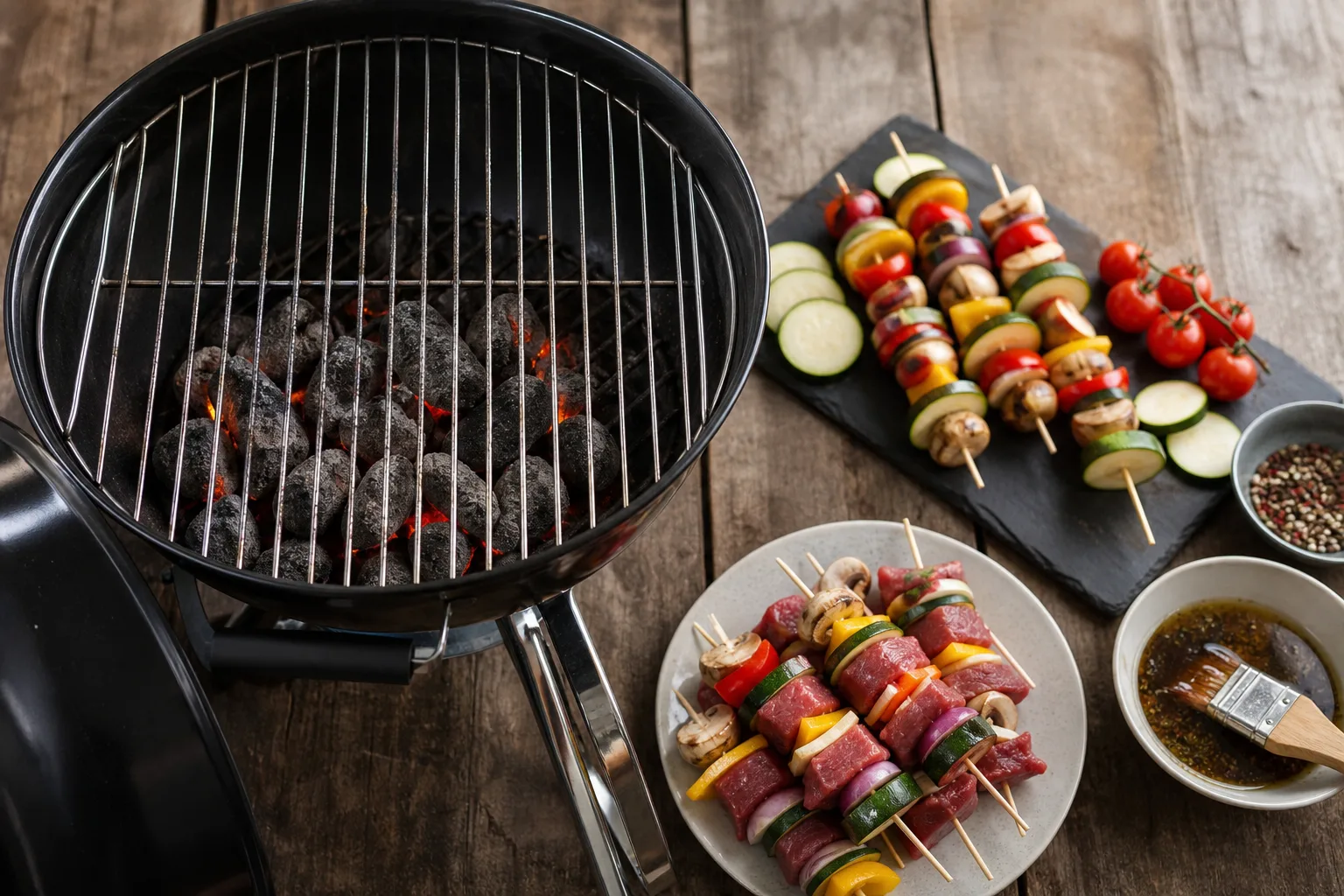 Schnelle Holzkohlegrill-Rezepte unter 30 Minuten fuer spontanes Grillen